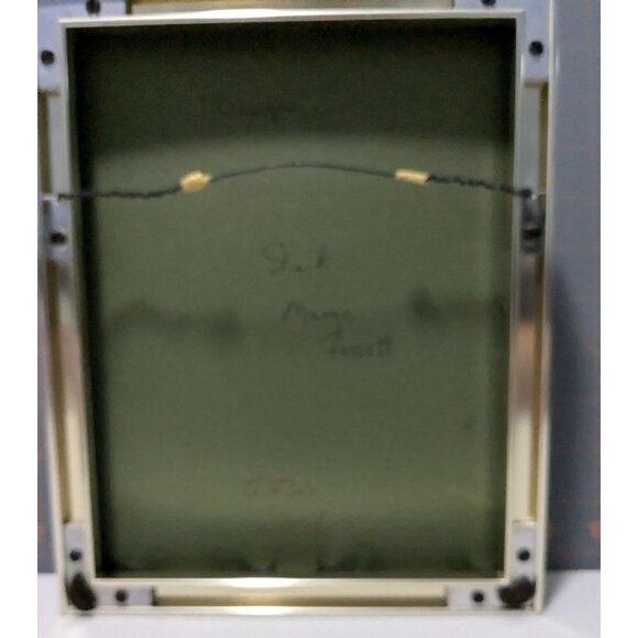 Framed Ink Art by Marge Fassett Titled "Dawn" In Wood Frame with Glass - Picture 8 of 12